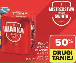 Carrefour Piwo Warka Classic oferta