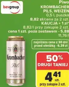Carrefour Piwo Krombacher Pils, Weizen oferta