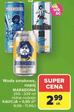Carrefour Woda smakowa, napój MARADONA oferta