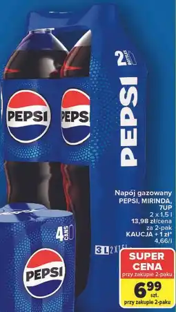 Carrefour Napój gazowany PEPSI, MIRINDA, 7UP oferta