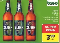 Carrefour Piwo Zubr oferta