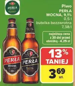 Carrefour Piwo Perła Mocna, 9,1% oferta