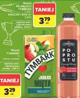 Carrefour Napój PO PROSTU TYMBARK oferta