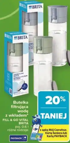 Carrefour Butelka filtrująca wodę z wkładem FILL & GO VITAL BRITA oferta