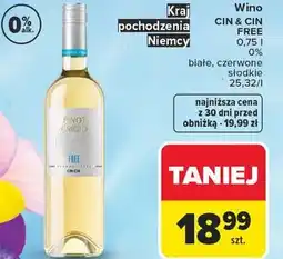 Carrefour Wino CIN & CIN FREE oferta
