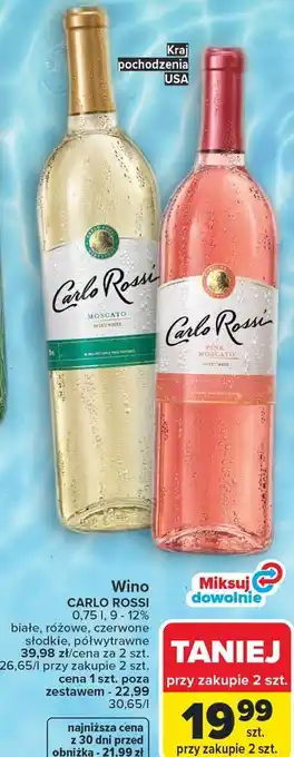 Carrefour Wino Carlo Rossi oferta