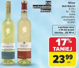 Carrefour Wino Maybach oferta