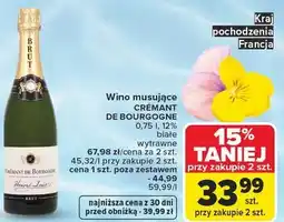 Carrefour Wino musujące CRÉMANT DE BOURGOGNE oferta