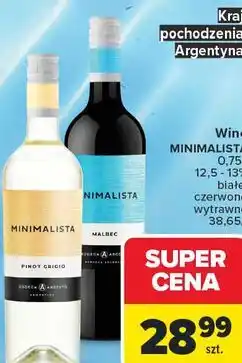 Carrefour Wino MINIMALISTA oferta