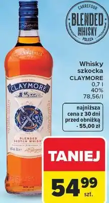 Carrefour Whisky szkocka CLAYMORE oferta