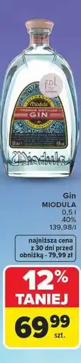 Carrefour Gin Miodula oferta