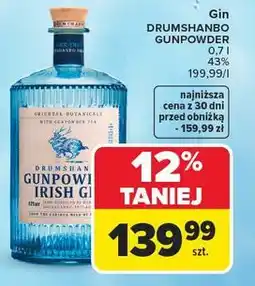 Carrefour Gin Drumshanbo Gunpowder oferta