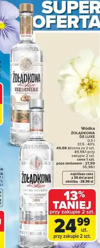 Carrefour Wódka Żołądkowa de Luxe oferta