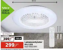 Leroy Merlin Inspire Lampowentylator kili LED oferta