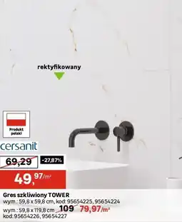 Leroy Merlin Cersanit Gres szkliwiony tower oferta