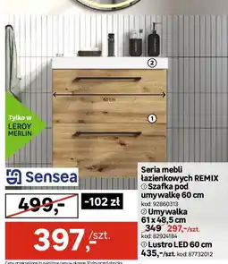 Leroy Merlin Sensea Szafka pod umywalkę remix oferta