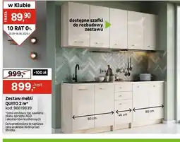 Leroy Merlin Zestaw mebli quito 2 m oferta
