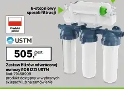 Leroy Merlin Ustm Zestaw filtrów odwróconej osmozy RO6 izzi oferta