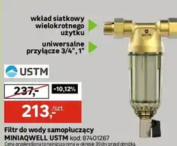Leroy Merlin Ustm Filtr do wody samopłuczący miniaqwell oferta