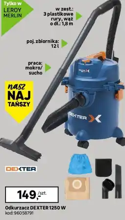 Leroy Merlin Dexter Odkurzacz 1250 W oferta