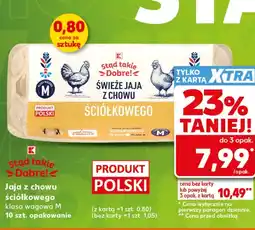 Kaufland Stąd takie Dobre! Jaja z chowu ściółkowego klasa wagowa M oferta