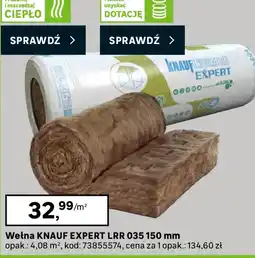 Leroy Merlin Knauf Wełna Expert lrr 035 150 mm oferta