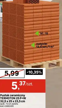 Leroy Merlin Termoton Pustak ceramiczny 25 p+w oferta