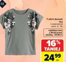 Carrefour Tex T-shirt damski oferta