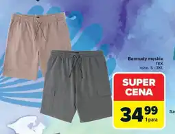 Carrefour Tex Bermudy męskie oferta