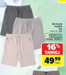 Carrefour Tex Bermudy męskie oferta