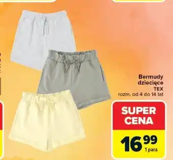 Tex Bermudy dziecięce