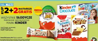 Kinder Wszystkie słodycze pakowane niechłodzone
