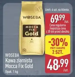 ALDI WOSEBA Kawa ziarnista Mocca Fix Gold oferta