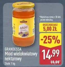 ALDI GRANDESSA Miód wielokwiatowy nektarowy oferta