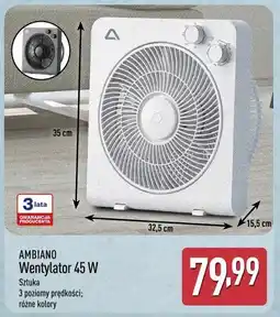 ALDI AMBIANO Wentylator 45 W oferta