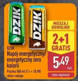 ALDI Dzik Napój energetyczny/energetyczny zero kalorii oferta