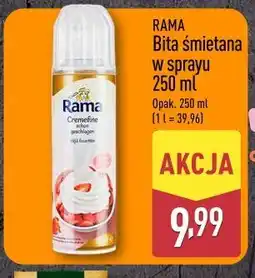 ALDI RAMA Bita śmietana w sprayu oferta