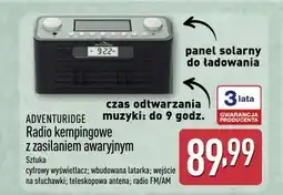 ALDI ADVENTURIDGE Radio kempingowe z zasilaniem awaryjnym oferta