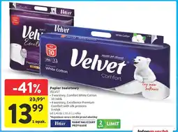 Intermarche Velvet Papier toaletowy oferta