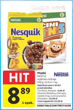 Intermarche Nestlé Płatki oferta