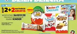 Kaufland Wszystkie słodycze pakowane niechłodzone marki Kinder oferta