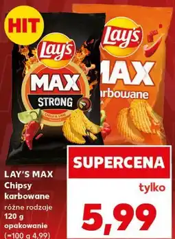 Kaufland Lay's MAX Chipsy karbowane oferta