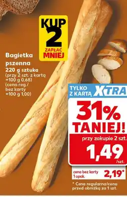 Kaufland Bagietka pszenna oferta