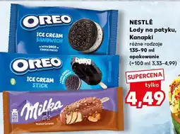 Kaufland Nestlé Lody na patyku, Kanapki oferta