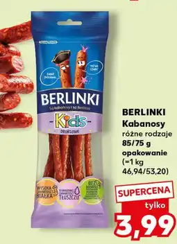 Kaufland Berlinki Kids Kabanosy oferta