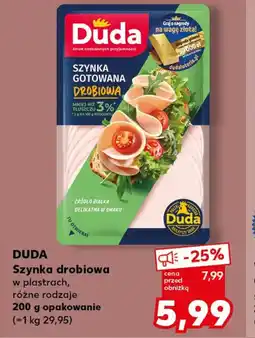 Kaufland Duda Szynka drobiowa oferta