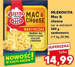 Kaufland Mlekovita Mac & cheese ser w wiórkach oferta