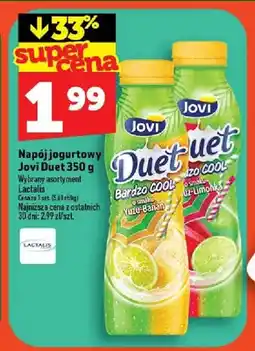 Topaz Napój jogurtowy Jovi Duet o smaku Yuzu-Banan oferta