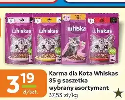 Społem Częstochowa Karma dla Kota Whiskas 85g saszetka oferta