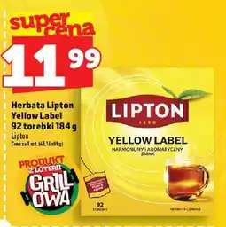 Topaz Herbata Lipton Yellow Label oferta